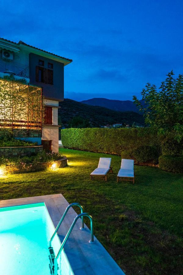Chariklia'S House With Private Pool Villa Káto Lekhónia Екстериор снимка